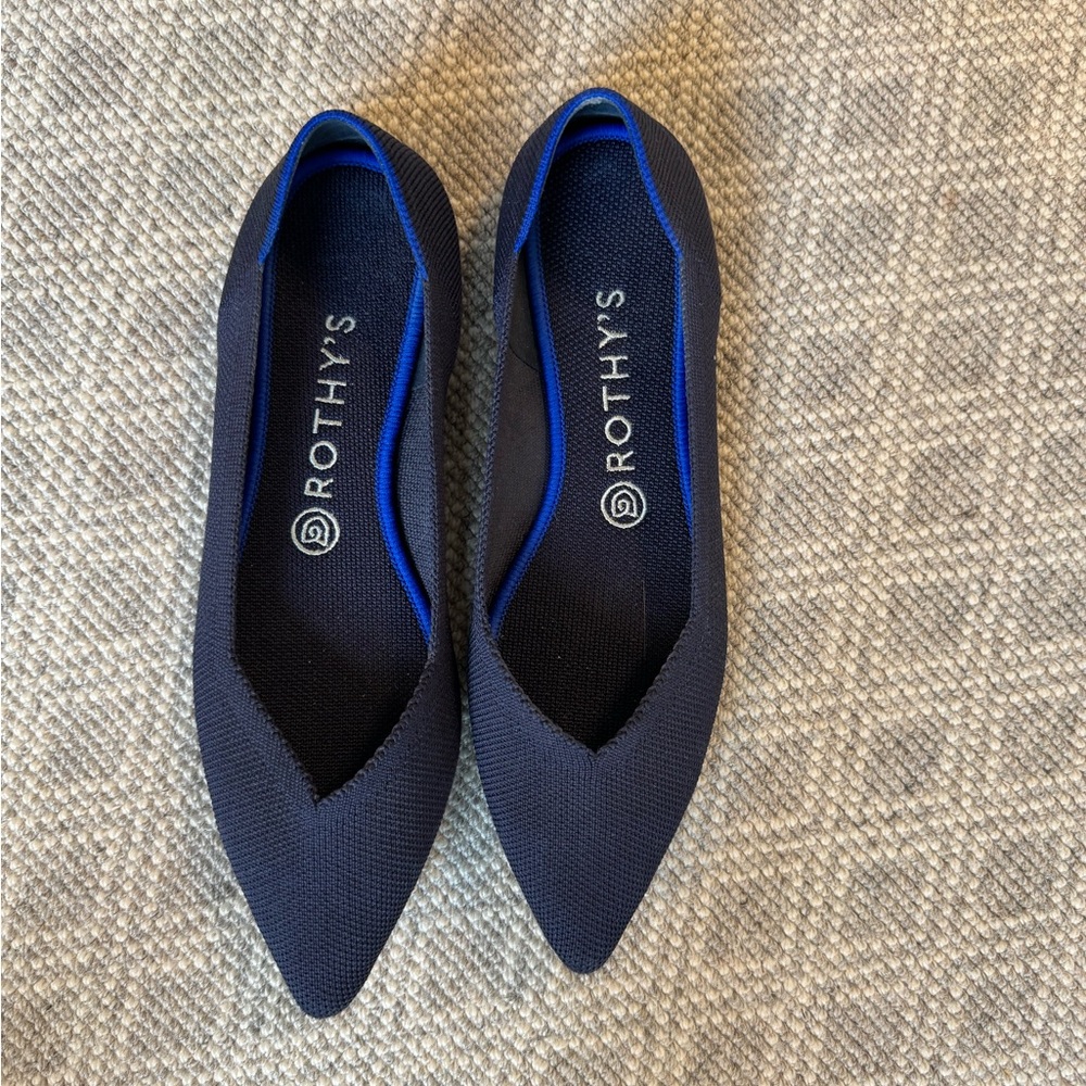 Rothy’s pointed flats size 9